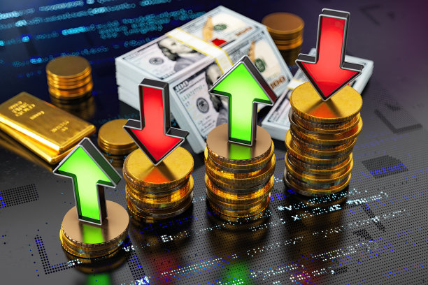 与金币、美元、箭有关的金融贸易概念图片下载