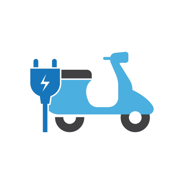 电动摩托车标志图标图片下载