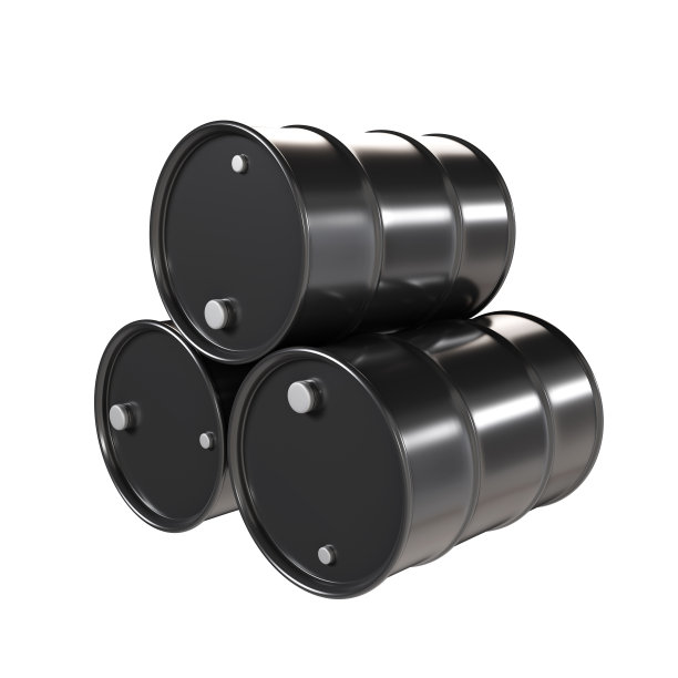 黑色圆形金属桶孤立在白色背景图片下载