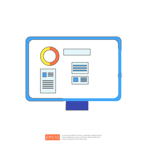 为商务会议、演示和头脑风暴提供图表、图形和数据的白板。计划、策略和进度的概念图片下载