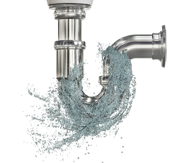 管道的概念。漏水的管道。三维演示图片下载