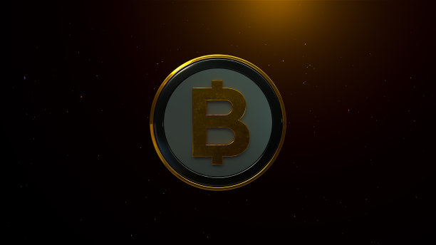 金色泰铢符号与闪闪发光的背景图片下载