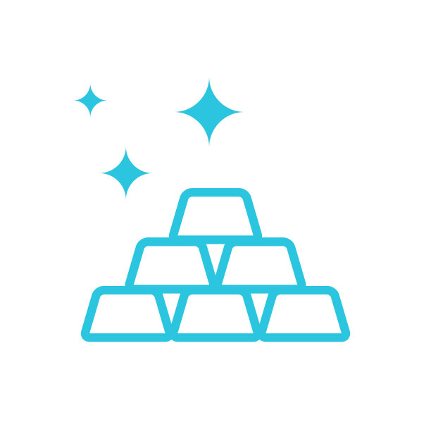 金色，条形图标。孤立在白色背景上。从蓝色图标集图片下载