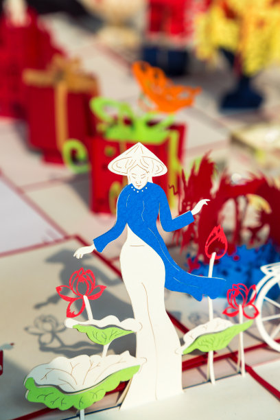 越南纸艺术，越南图片下载