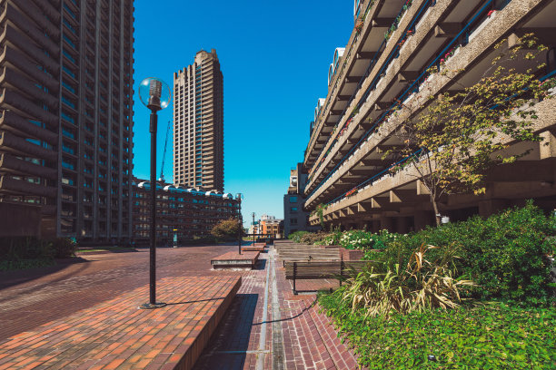 巴比肯地产综合体-伦敦，英国图片下载