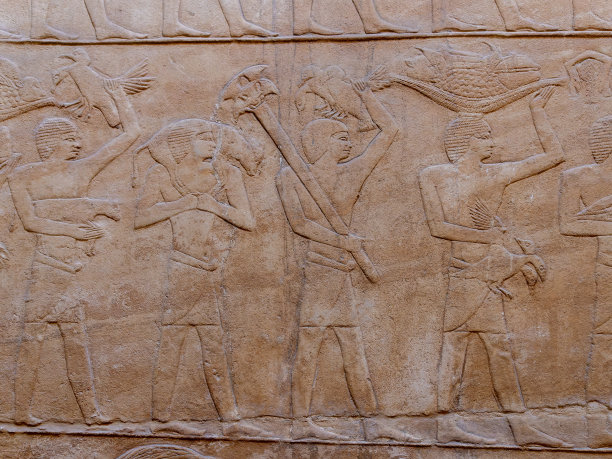 卡吉姆尼墓内部浮雕，埃及图片下载