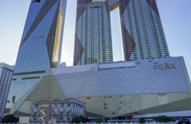 柬埔寨首都金边的街道。摩天大楼图片下载