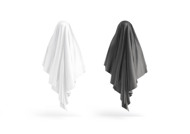 空白黑白女性希玛模型，背面图片下载