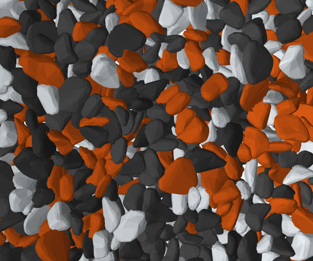 背景与许多多边形的石头。矢量插图。3 d。图片下载