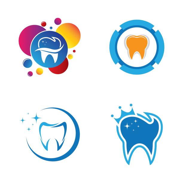 牙科标志模板图标设计图片下载