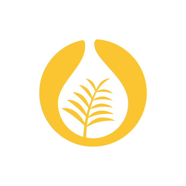 树棕榈油插图设计模板图片下载