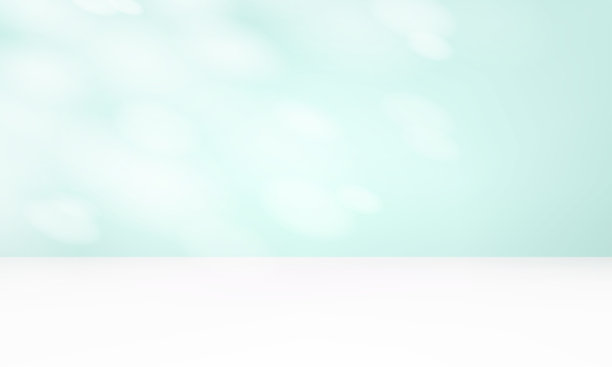 淡蓝色和白色背景的空房间工作室。在网站上销售产品的空间。矢量插图。图片下载