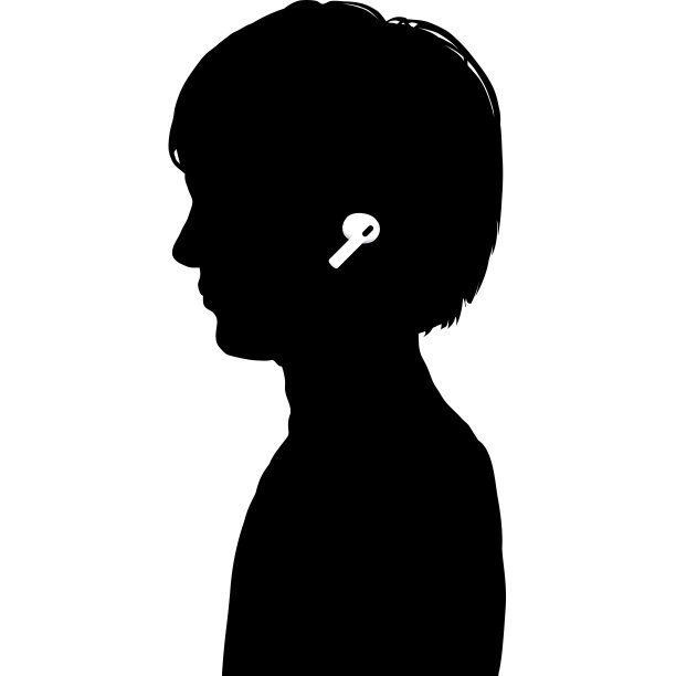 听音乐剪影图片下载