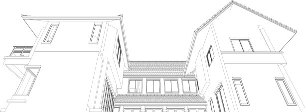 住宅项目的三维插图图片下载