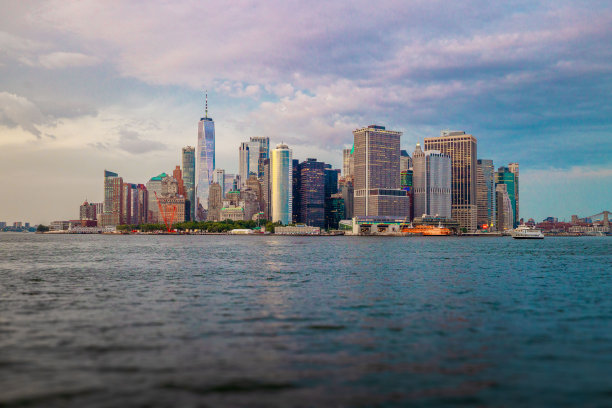 曼哈顿的天际线图片下载
