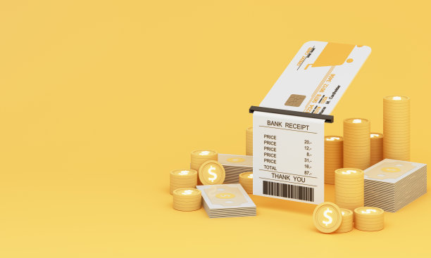 用信用卡在手机上结账。用手机支付账单。网上购物支出。通过智能手机网上购物。账单付款收据。移动支付、购物、银行的3d渲染。图片下载