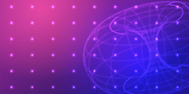 摘要矢量数字技术的未来电路背景。大数据和数据科学。人工智能电路的旗帜，技术数据图片下载