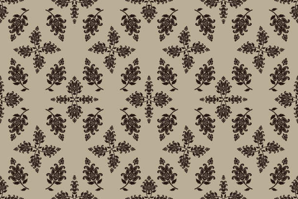 伊卡特部落印第安人无缝图案。民族阿兹特克织物地毯曼陀罗装饰本土波西米亚纹样纺织品。几何非裔美国东方传统矢量插图。刺绣的风格。图片下载