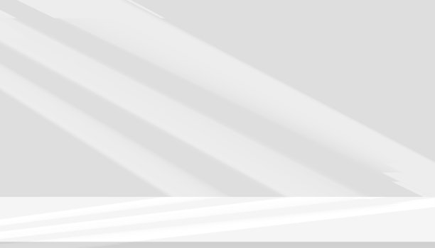 背景白墙工作室。厨房房间有光，桌子上有阴影，灰色的讲台上有化妆品的架子，空的房间有阳光在混凝土地板表面纹理图片下载