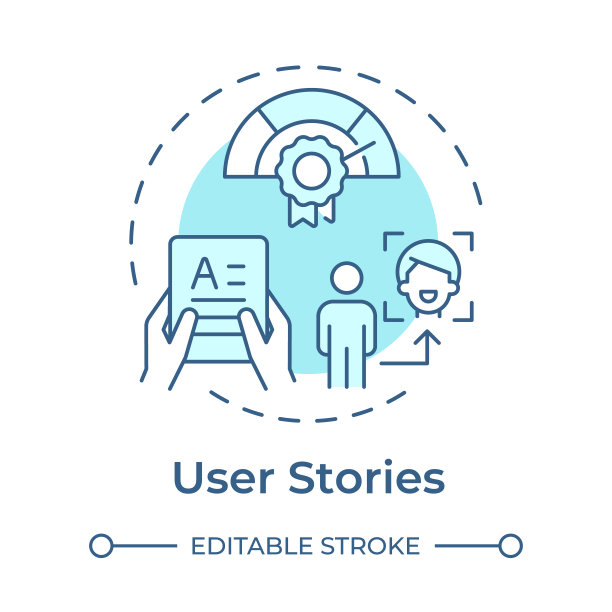用户故事概念图标图片下载