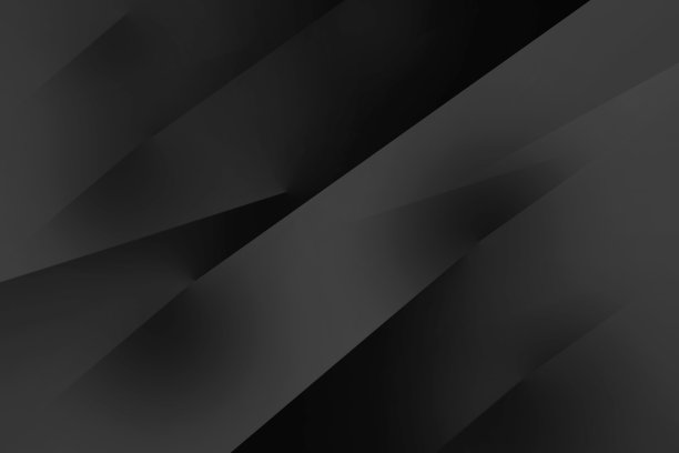 黑白暗抽象现代背景。几何形状。线条纹对角线角度小面晶体三维。颜色渐变。光金属。模板。设计。图片下载