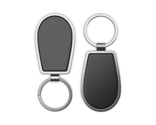 3d银金属多功能钥匙链模板。图片下载