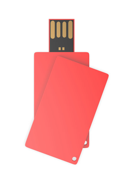 通用普通钥匙链卡类型USB笔驱动器。图片下载