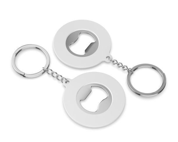 空白开瓶器推广品牌演示3d插图。图片下载