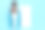 学生的全身照片卷发女士在电话附近戴眼镜衬衫牛仔裤运动鞋孤立的蓝色背景图片下载