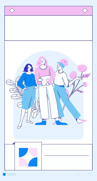 3.12国际妇女节职业女性平面人物矢量概念操作手绘插画图片下载