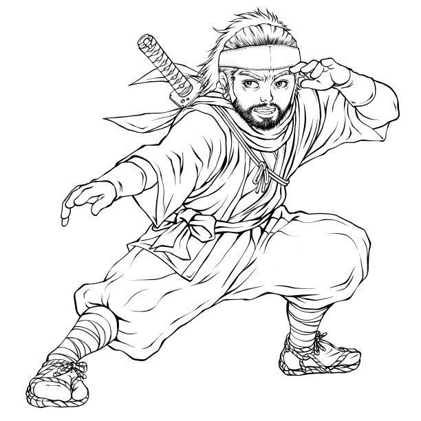 仙谷军阀服部半藏图片下载