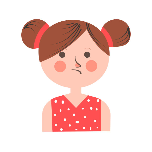 十几岁的女孩心情不好，头发都白了图片下载