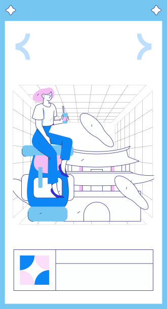 假期旅游旅游人物互联网背景矢量手绘插画图片下载