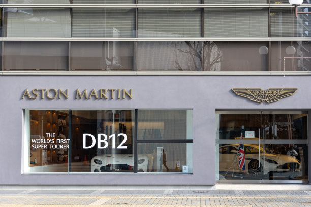 日本兵库县神户的阿斯顿马丁陈列室图片下载