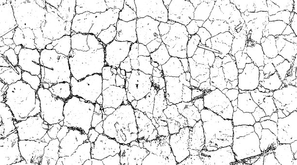旧裂缝纹理，干地裂缝纹理为叠加，裂缝墙纹理grunge背景，一个黑白照片的裂缝的grunge纹理，一个黑白图纸的裂缝墙图片下载
