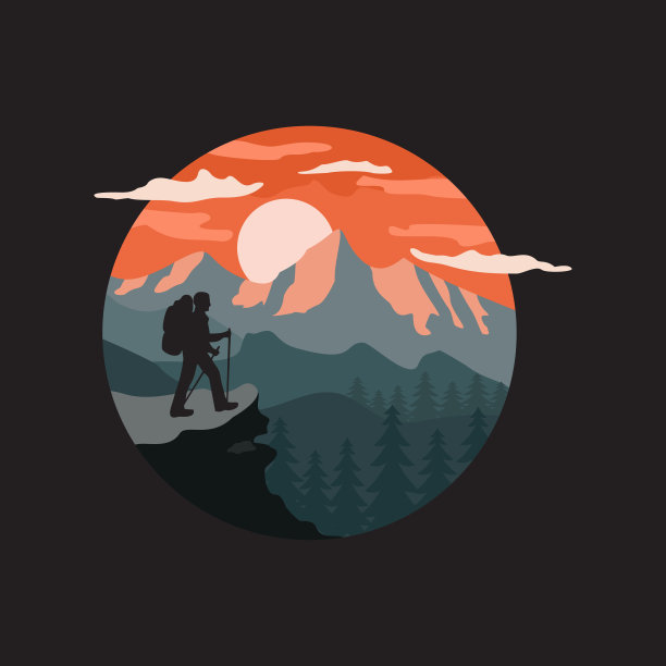 山标志设计理念现代图片下载