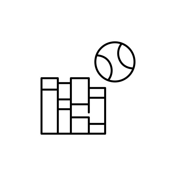 书和球。平衡教育和娱乐。快乐的童年。像素完美矢量图标图片下载