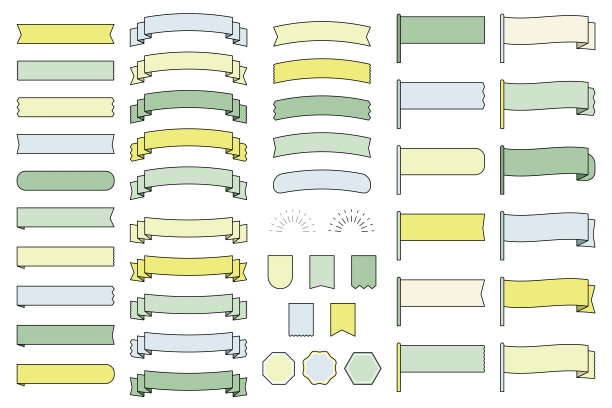 简单缎带框架设置旗帜装饰装饰框架背景标题处理背景标题图片下载
