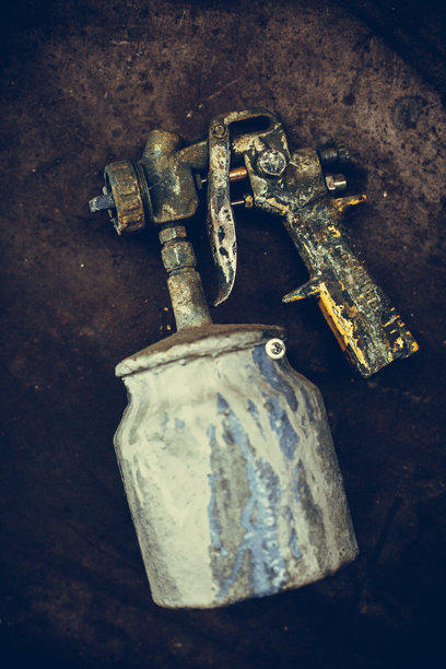 油漆枪，旧油漆枪图片下载