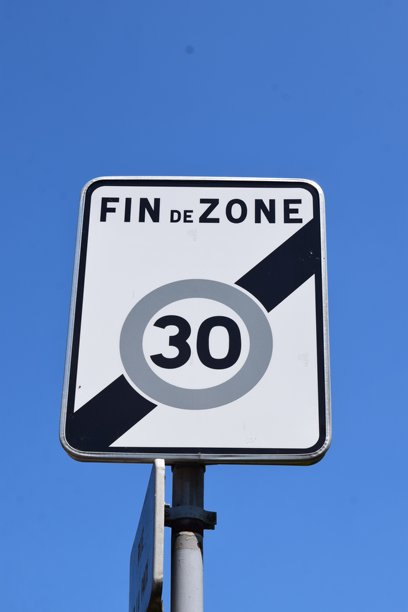 极限30区域标志结束图片下载