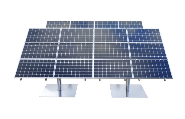 太阳能电池板被隔离在白色背景上图片下载