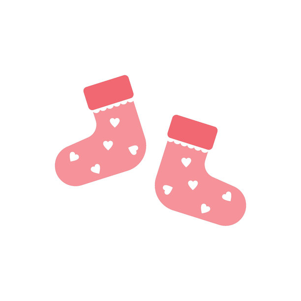 婴儿袜子图标图片下载