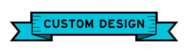丝带标签横幅与字自定义设计在白色背景上的蓝色图片下载