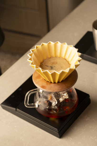 冲泡日式冷咖啡和冰咖啡图片下载