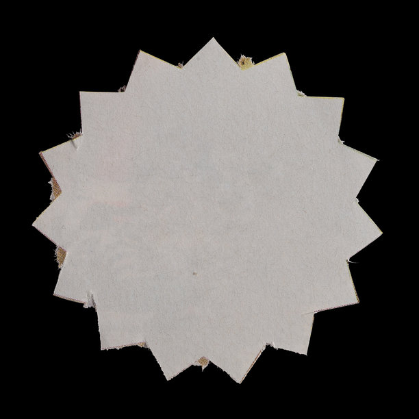 切出标签，贴纸，标签，折扣，提供从90年代的老式杂志平面设计孤立的黑色背景图片下载