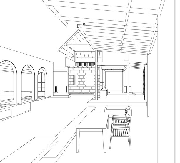 住宅项目的三维插图图片下载