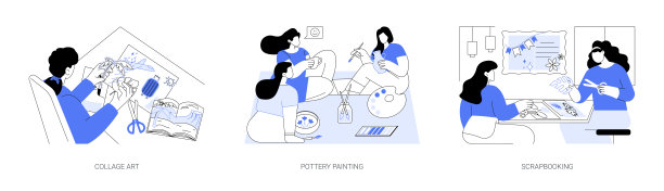 创意工作室孤立的卡通矢量插图se图片下载