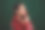 侧面照片迷人的女士闭上眼睛触摸红色大衣享受孤立的深色背景图片下载