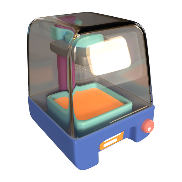SLA 3D打印机3D插图图标图片下载