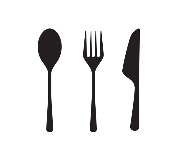叉子勺子的图标，刀子的图标。餐具图标集。菜单的象征。白色背景上的餐厅图标。矢量插图。图片下载